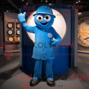 Blue Pho mascot costume...