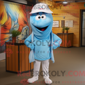 Postava maskota Sky Blue...