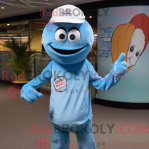 Postava maskota Sky Blue...