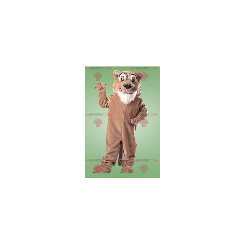 Kæmpe brun og hvid tigermaskot - Redbrokoly.com Kæmpe brun og hvid tigermaskot - Redbrokoly.com