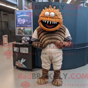 Brown Trilobite mascot...