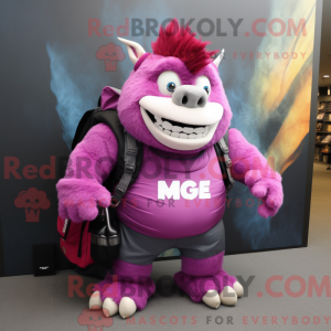 Máscara Magenta Ogre com...
