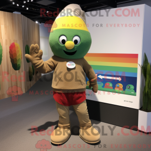 Olive Rainbow mascot...