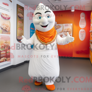 Personaggio mascotte bianco...