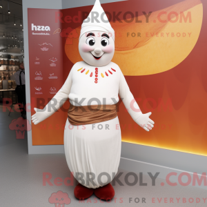 Hvid Tikka Masala maskot...