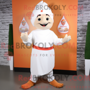 Hvid Tikka Masala maskot...
