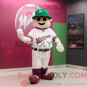 Magenta irsk flagg maskot...