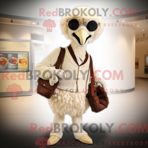 Cream struds maskot kostume...