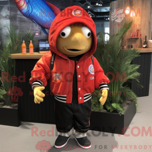 Red Fish Tacos mascot...