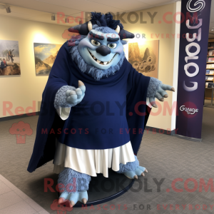 Navy Ogre mascottekostuum...