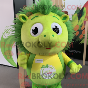 Postava maskota Lime Green...