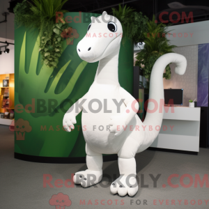 Personaggio mascotte bianco...