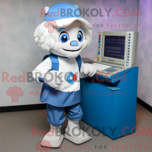 Computer maskot kostume...
