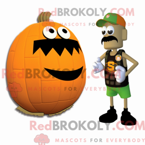 Postava maskota Tan Pumpkin...