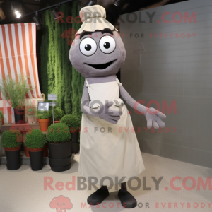 Gray Zucchini mascot...