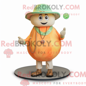 Peach Melon-mascottekostuum...