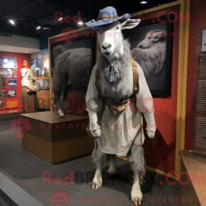 Grey Boer Goat maskot...