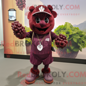 Costume mascotte de raisin...