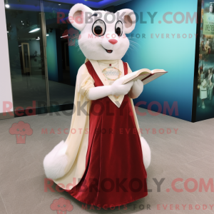 Ermine mascot costume...