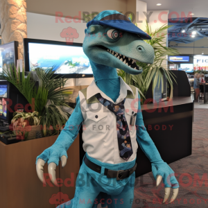 Turkis Deinonychus máscara...