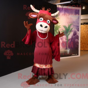 Disfraz de mascota cebú...