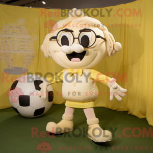 Crème voetbalgoal...