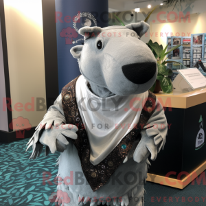 Costume mascotte de Tapir...