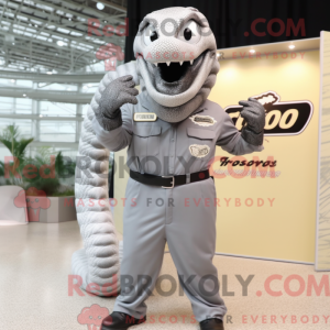 Silver Titanoboa mascot...