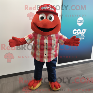 Red Cod-mascottekostuum...