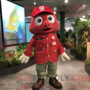 Red Cod-mascottekostuum...