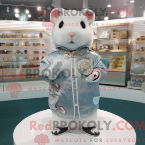 Silver Hamster mascot...
