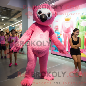 Maskottchenkostüm Rosa...