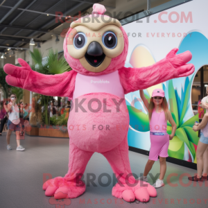 Maskottchenkostüm Rosa...