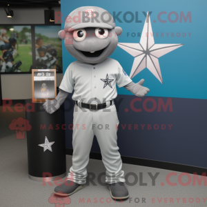 Gray Starfish mascot...