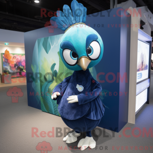 Costume mascotte de paon...