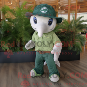 Forest Green Dolphin mascot...