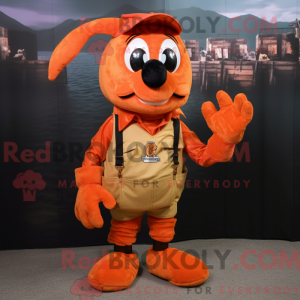 Maskottchenkostüm Orange...