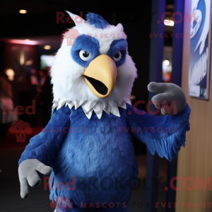 Blue Eagle-maskotdraktfigur...