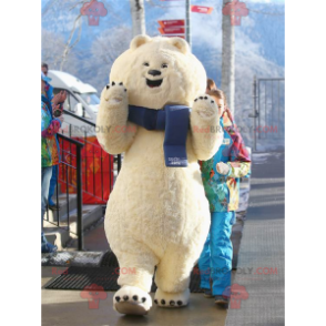 Grote ijsbeer mascotte witte teddybeer - Redbrokoly.com
