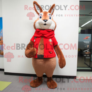 Maskotka Red Wild Rabbit z...