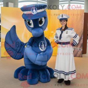 Navy Sea Horse...