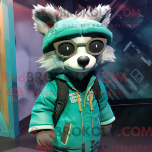 Teal Raccoon...