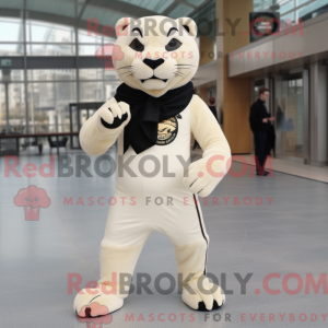 Cream Panther maskot...