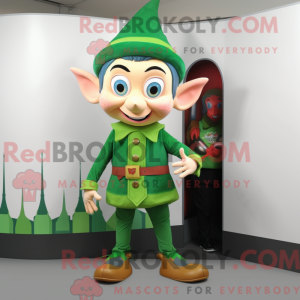 Green Elf maskot kostyme...