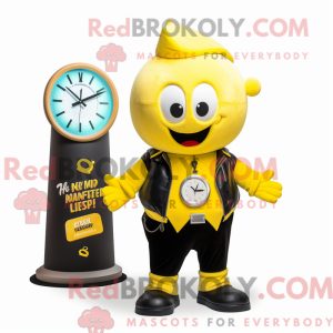 Yellow Hourglass mascot...