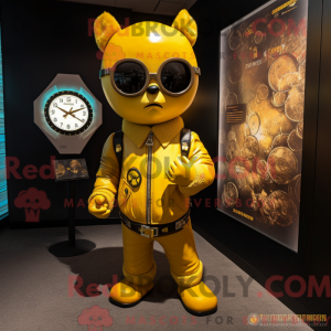 Yellow Hourglass mascot...