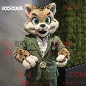 Oliven Bobcat maskot...