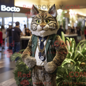 Maskotka Oliven Bobcat z...