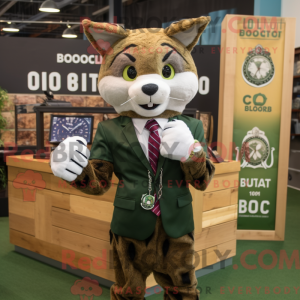 Oliven Bobcat maskot...