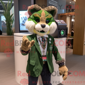 Oliven Bobcat maskot...